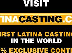 Petite 18yo Latina's Lingerie Shoot Sparks Rough Doggystyle