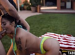 whoops youre not my milf stepmom queenie sateen but her bestie vanessa sky