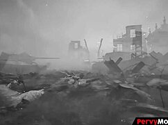 pervy mother squirts with her boy after the apocalypse savanah storm