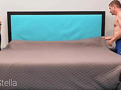 mature stepsiblings share bed and go hardcore