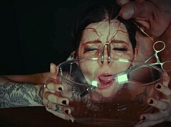 Emo Whore Gets Face Tied And Punished With Hot Piss