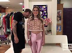petite paige owens meets bryan gozzling for intense date