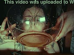 Emo Whore Gets Face Tied And Punished With Hot Piss