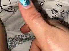 milf fucks her little 18+ pussy with dolphin vibrator