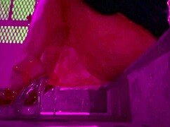 italian horny milf artemisia love shows juicy ass and heels while smoking