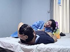 the nurse started treatment not imagining the surprise