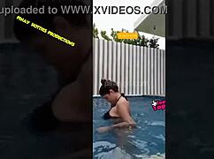ana jalandoni shows downblouse in bikini top