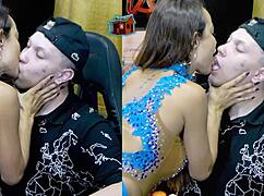 belinha baracho kissed the host and felt excited