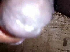 Bigblackie shave and masturbate with my big black dick