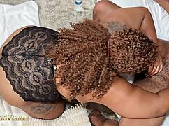 Real Black Couple Enjoys Hot Pussy Ride
