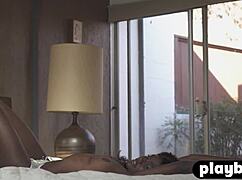 black and hot victoria antoinette poses in lingerie