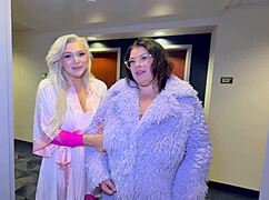 Desperate Slutty Step Sisters Will Do Anything For A Free Night Stay - Big Booty Luna Lark & Adaline Star