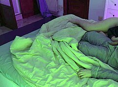 stepmom starts sucking stepsons cock and wants to fuck