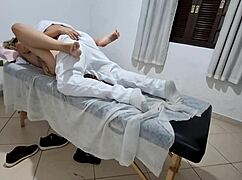 she gets several anal creampies from doctor