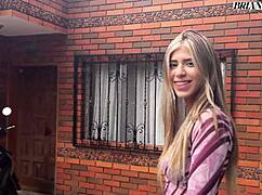 colombian latina blonde fucks her longtime friend