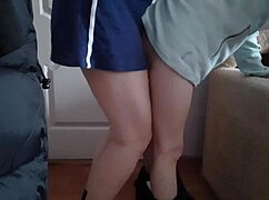 I shake and fuck my wife doggy style with a bottle