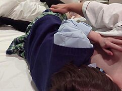 amateur japanese schoolgirl rides for creampie