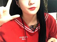 korean beauty in a simple solo scene