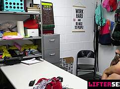 slutty teacher gets her pussy searched and fucked for stealing liftersex