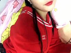 korean beauty in a simple solo scene