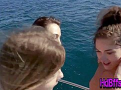 real teen whores suck and fuck on boat