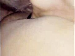 Mr cunnlingus loves her natural dick in close up