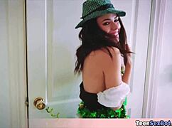 Cosplay fuck with my stepsis on st patricks day she is so cute in this funny outfit