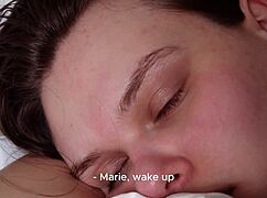 a lesbian good morning part 3 with strapon and moaning