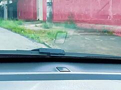 aluna pega carona com professor e da o cu no carro