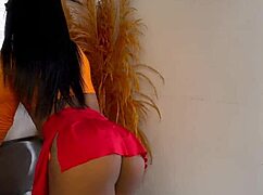 ass teasing with crossdressing