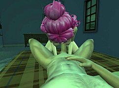 sims 4 pink haired girl enjoys pov threesome fun