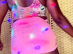 curvy caribbean island girl rapper shakes fat black ass