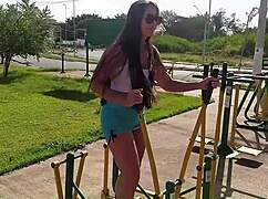 Exhibitionism On Public Street With Blowjob