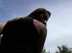 hunt4k blonde teen services stranger for cash outdoors