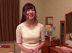 hot amateur mai ogino blows before hardcore sex