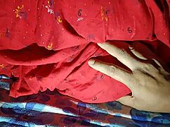 husband shows off his sleeping desi wife asshole