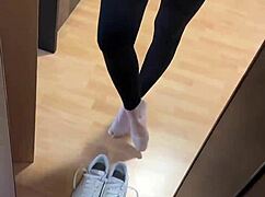 good morning more on of barfoot feet fetish of girl smelly socks