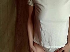 wet shirt shows my tits