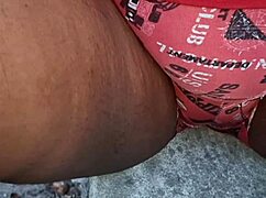 Swollen Pussy Bulging In Tight Shorts