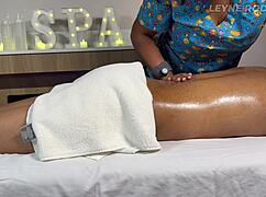 Leyne rodriguez mindful touch and stress reducing massage session