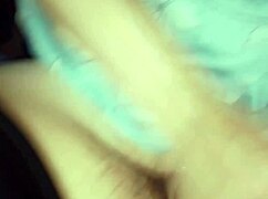 Argentinian whore shows swollen tits and jerks cock for creampie