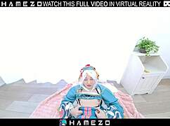 Sexy Japanese Girl Mayu Kanzaki Sucks Cock Before Getting Fucked Hard In Vr