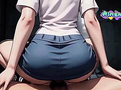 teasing my mailmans naughty student ai-generated ass fucked 😏